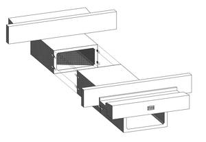 Durchlassbauwerk mit Randkappe