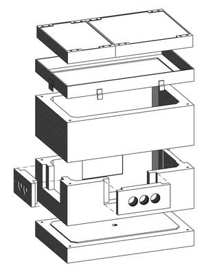 Kabelaufbauschacht Gr. 3